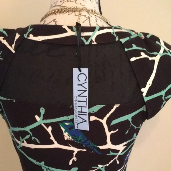CYNTHIA ROWLEY |  🆕 AVIAN NATURE DRESS - Picture 11 of 12